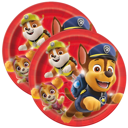 Paw Patrol Round Dessert Plates 7" 8ct
