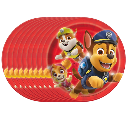 Paw Patrol Round Dessert Plates 7" 8ct