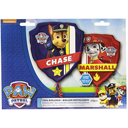 Paw Patrol Shield Foil Balloon 27", 1 ct