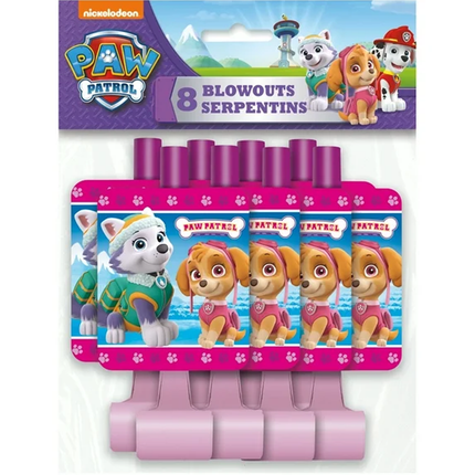 Paw Patrol Skye Girl Blowouts, 8 Count