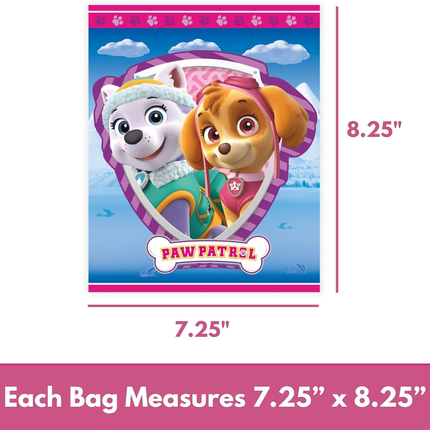 Paw Patrol Girl Loot Bags 8ct