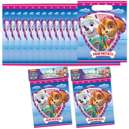 Paw Patrol Girl Loot Bags 8ct