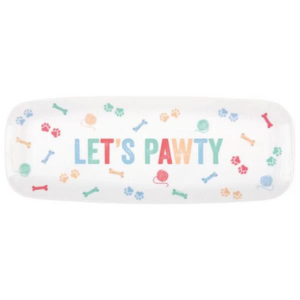 Pawty Animals "Let's Pawty" Plastic Serving Tray