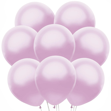 Pearl Lilac Latex Balloons 12" - 8 ct