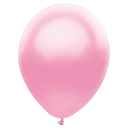 Pearl Pink Latex Balloons 12" - 8 ct