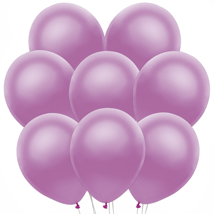 Pearl Purple Latex Balloons 12" - 8 ct