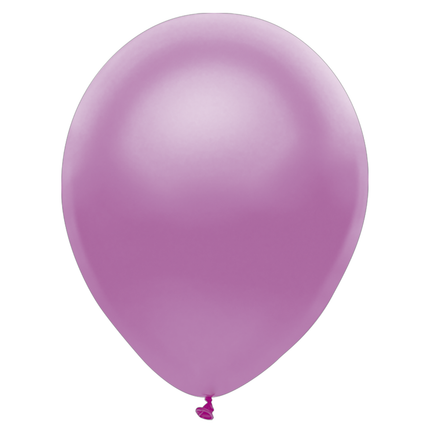 Pearl Purple Latex Balloons 12"