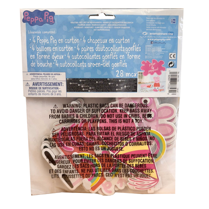 Peppa Pig Craft Kit – 28 Piece Activity Set for Kids