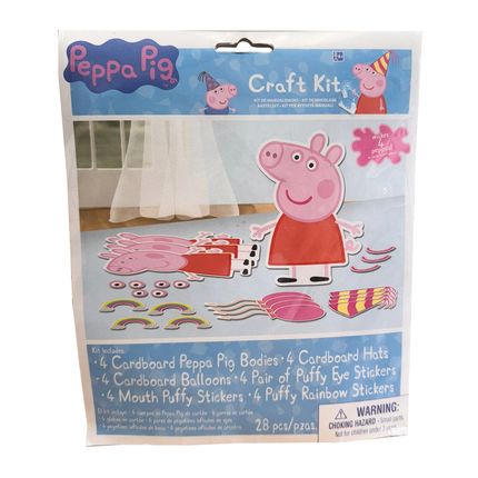 Peppa Pig Craft Kit – 28 Piece Activity Set for Kids