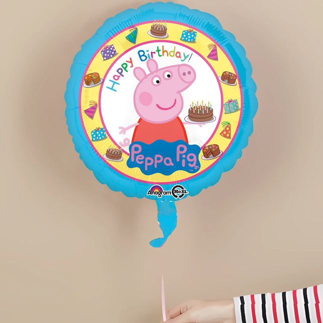 Peppa Pig Happy Birthday Foil Balloon 18"