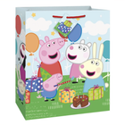 Peppa Pig Large Plastic Gift Bag