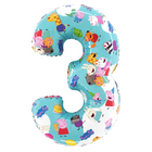Peppa Pig Number Three Foil Balloon 26