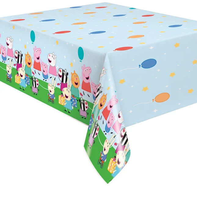 Peppa Pig Rectangular Plastic Table Cover 54" x 84"