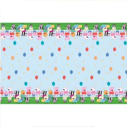 Peppa Pig Rectangular Plastic Table Cover 54" x 84"