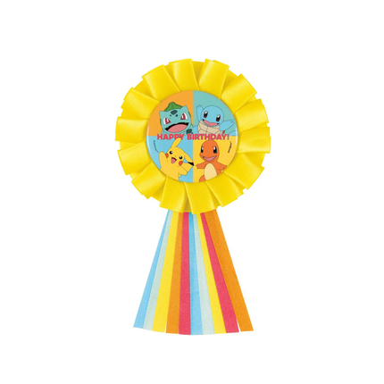 Pokémon Happy Birthday Badge (1ct) | Birthday Button Pin
