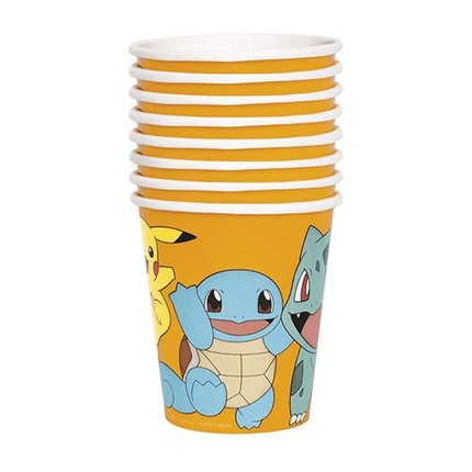 Pokemon Paper Cups 9 oz, 8ct