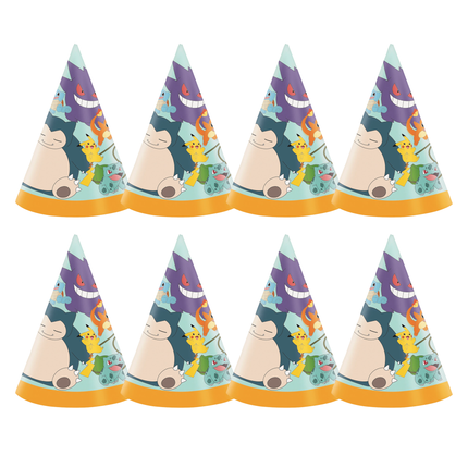 Pokémon Party Hats 8 ct | Kids Birthday Party Hats