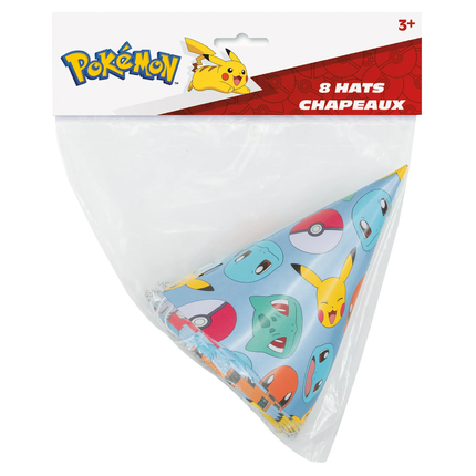 Pokémon Party Hats, 8ct