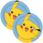 Pokémon Party Pikachu Paper Dinner Plates 9″, 8 Ct