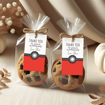 pokemon Poke Ball Personalized Thank You Cards, 8 ct
