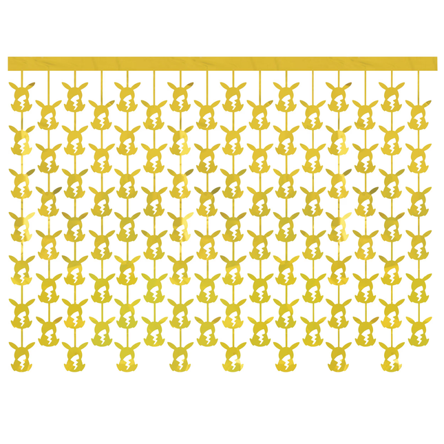 Pokémon Pikachu Scene Setter Photo Booth Backdrop, Gold, 48 x 60 in