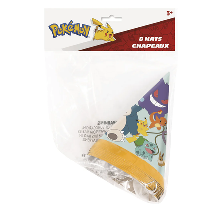 Pokémon Party Hats 8 ct |