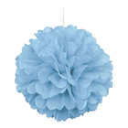 Powder Blue Hanging Tissue Pom Pom 16