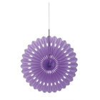 Pretty Purple Solid Tissue Paper Fan 16