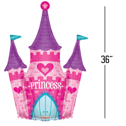 Princess Castle Foil Balloon 36"