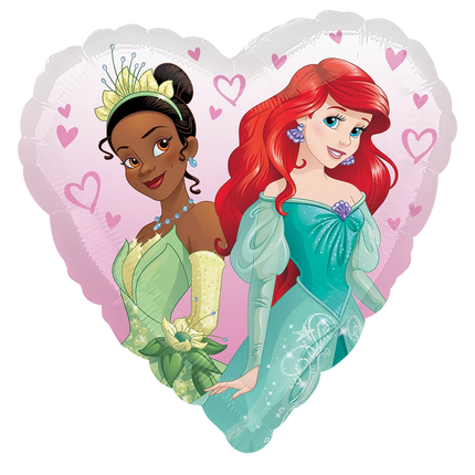Princess Dream Big Heart Foil Balloon 18"