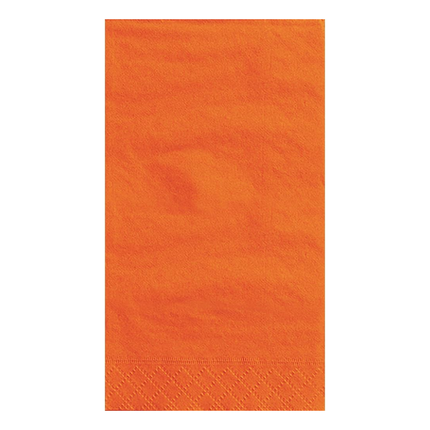 Pumpkin Orange Solid Guest Towels, 20ct