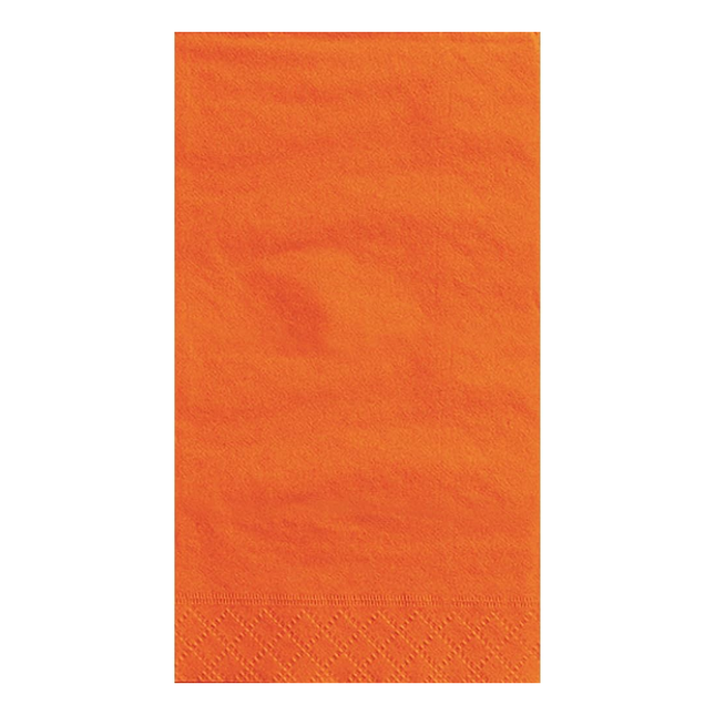 Pumpkin Orange Solid Guest Towels, 20ct