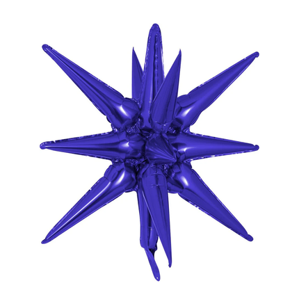 Purple Explosion Star Foil Balloon 22"