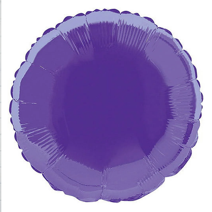Purple Round Foil Balloon 18″