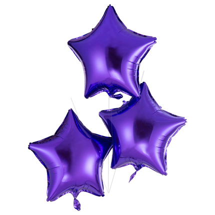 Purple Star Foil Balloon 18", 1 ct