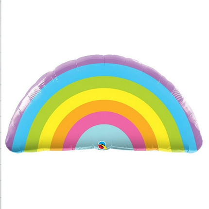 Radiant Pastel Rainbow Foil Balloon 36″