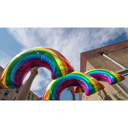 Rainbow Iridescent Foil Balloon 34"