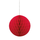 Red Solid Honeycomb Ball 8