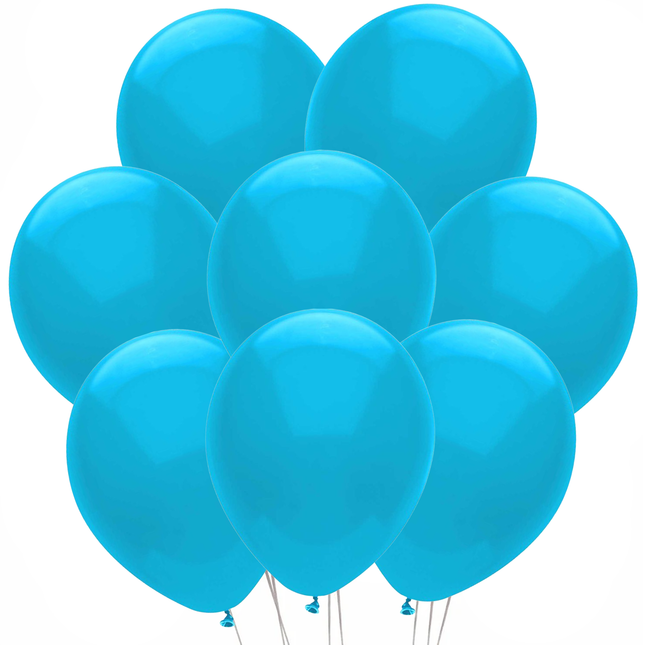 Robin's Egg Blue Latex Balloons 12"