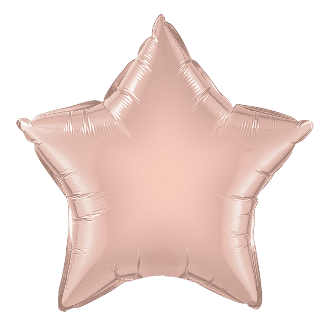 Rose Gold Star Foil Balloon 20″