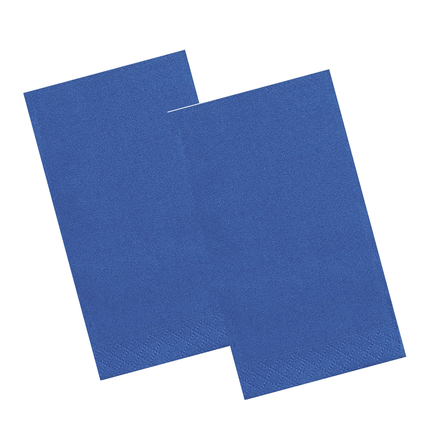 Royal Blue Solid Guest Towels, 20ct