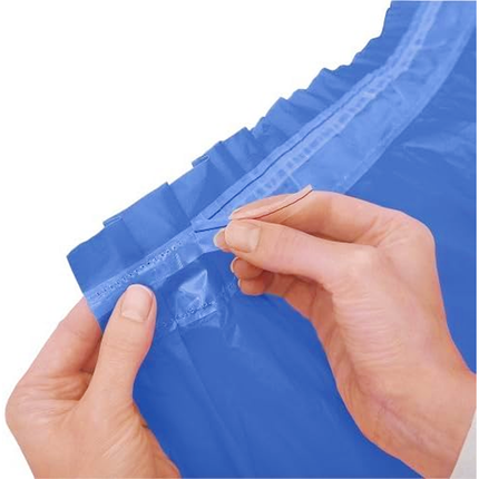 Royal Blue Solid Plastic Table Skirt, 29" x 14 ft