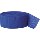 Royal Blue Crepe Paper Streamer, 81 ft