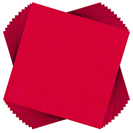 Ruby Red Solid Luncheon Napkins, 20ct