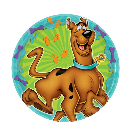 Scooby-Doo Dessert Plates 7", 8ct