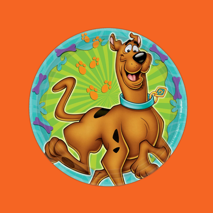 Scooby-Doo Dessert Plates 7", 8ct