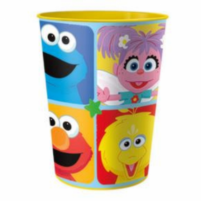 Sesame Street Plastic Stadium Cup 16oz, 1ct
