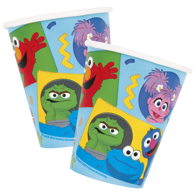 Sesame Street Paper Cups 9oz 8ct