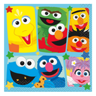 Sesame Street Beverage Napkins 16ct