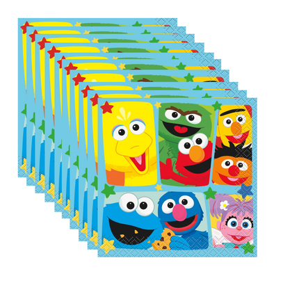 Sesame Street Beverage Napkins 16ct